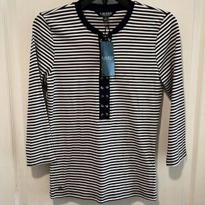 NWT Ralph Lauren 3/4 length sleeve Tee